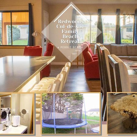 Private Home - Playground, Jumping Mat, Bbq, Darts, Firepit, Gazebo, 4 Smart Tvs, White Cotton Bedding, - The Redwood Cul-De Sac Beach Retreat كريسينت سيتي المظهر الخارجي الصورة